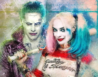 Joker And Harley Quinn Etsy