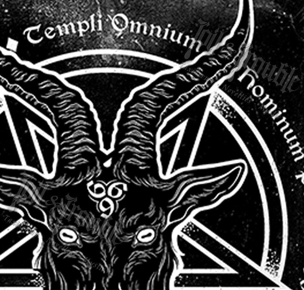 Baphomet 666 poster print art Large and small sizes | Etsy