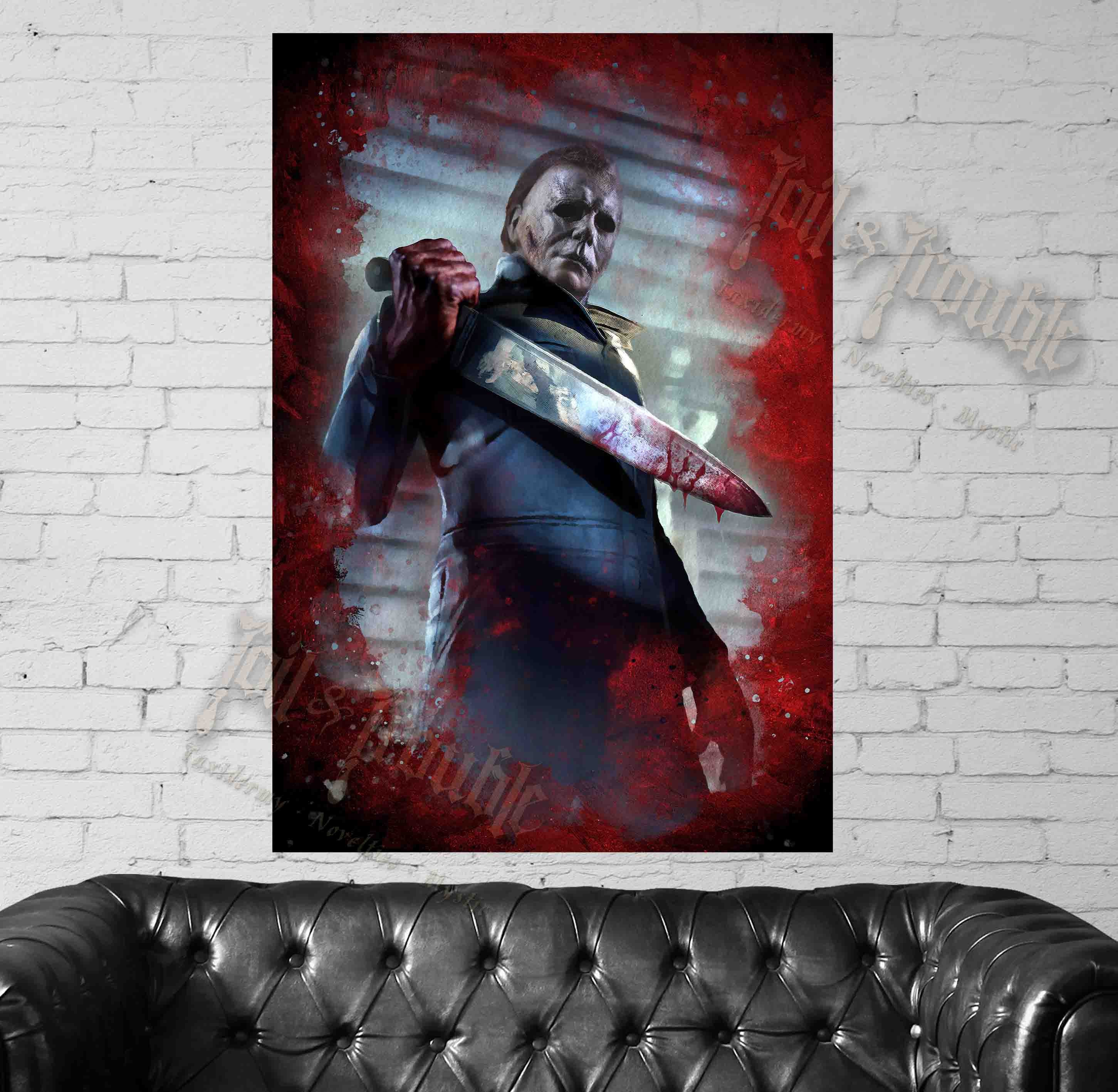 Michael Myers Poster, Halloween Wall Art