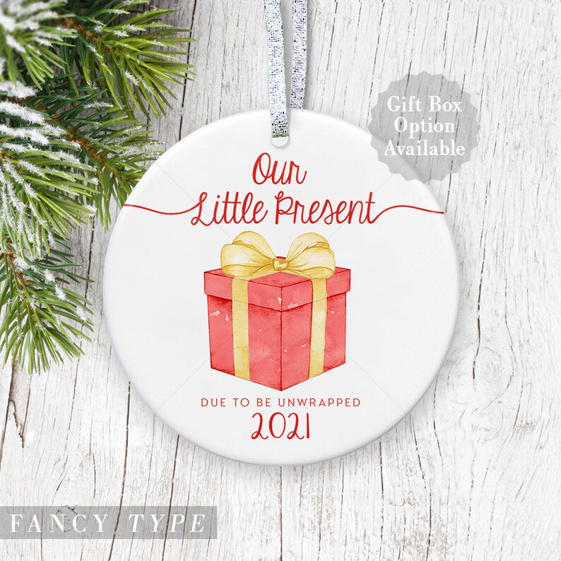Pregnancy Ornament Expecting Parents Christmas Ornament New Etsy