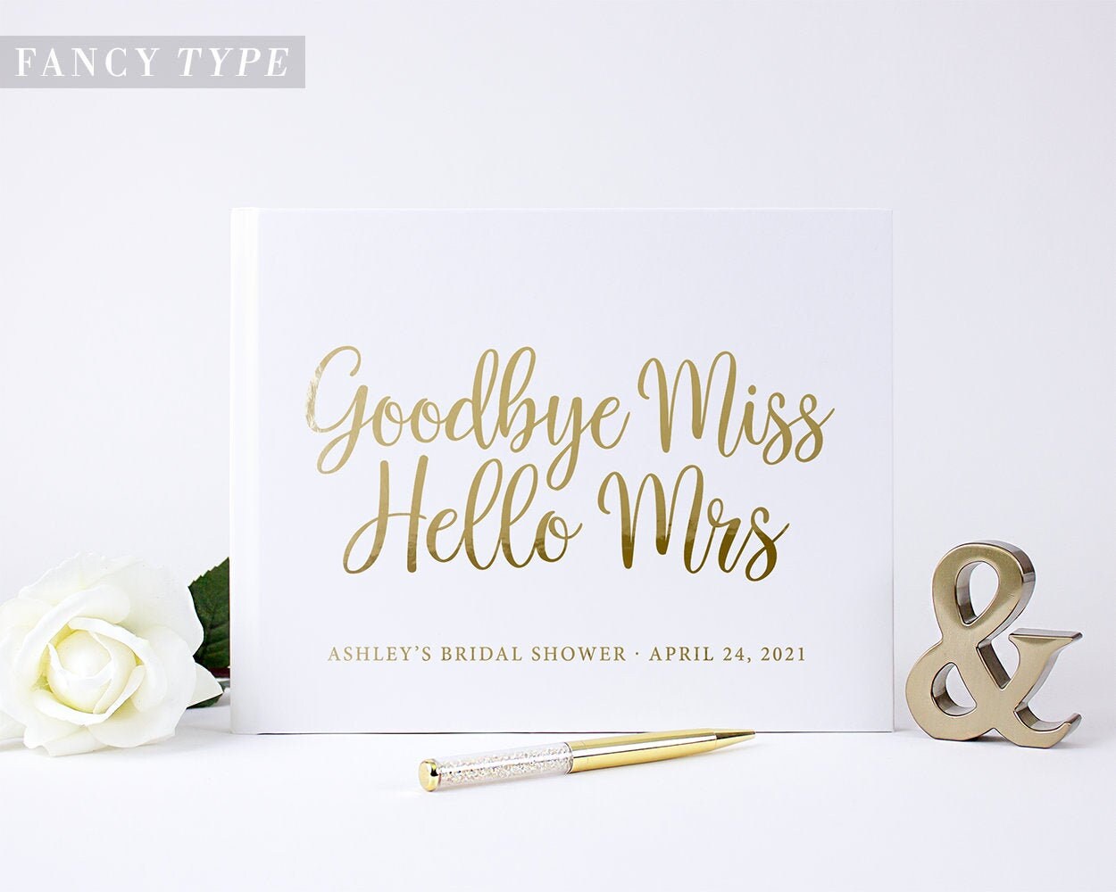 Bridal Shower Guest Book Gift Photo Album For Bride Etsy