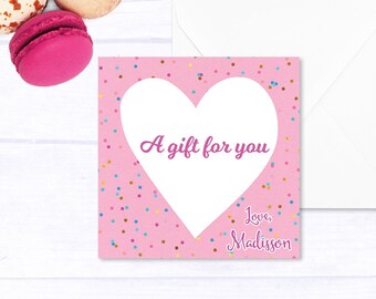 floral birthday card for
