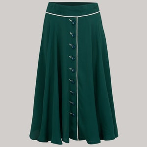 Rita Rock in Hampton Green | Vintage 1940s Style Damenrock | Die Näherin von Bloomsbury