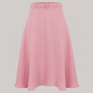 Tellerrock in Blossom Pink | Vintage 1940s Style Damenrock | Die Näherin von Bloomsbury