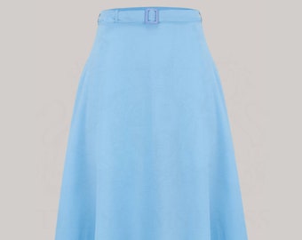 Circle Skirt in Powder Blue by The Seamstress of Bloomsbury | Authentic Vintage 1940's Style