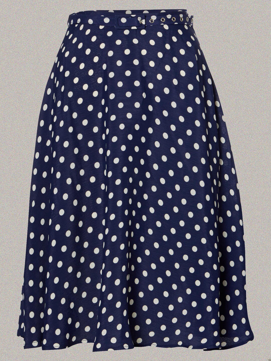 Circle Skirt in Navy Moonshine Spot, Classic & Authentic Vintage 1940s Style main image 1
