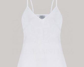 Camisola 100 % algodón / Camisola estilo vintage de los años 40 para mujer / The Seamstress of Bloomsbury