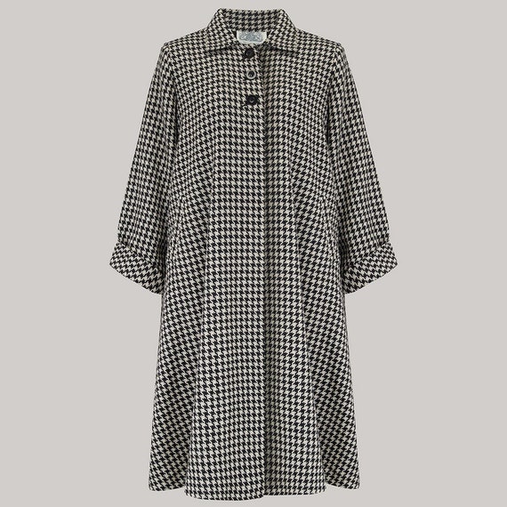 43 Swing Coat in Houndstooth by the Seamstress of 