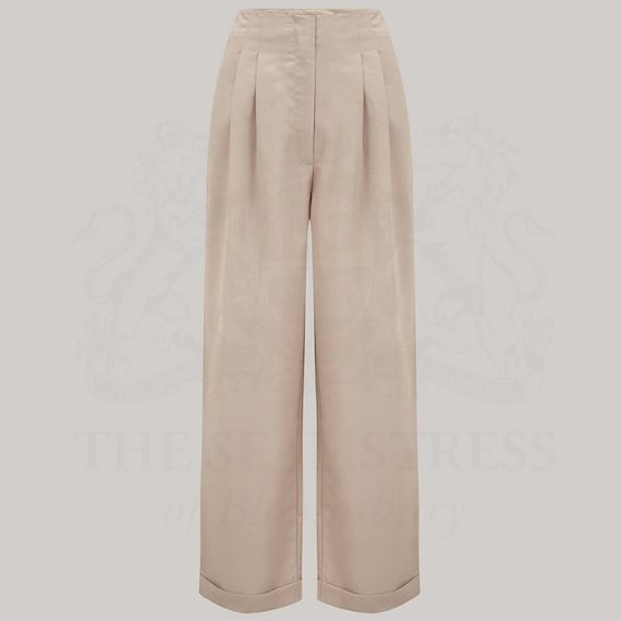 Tailored Trousers, Wide Leg & High Waisted Tailored Trousers