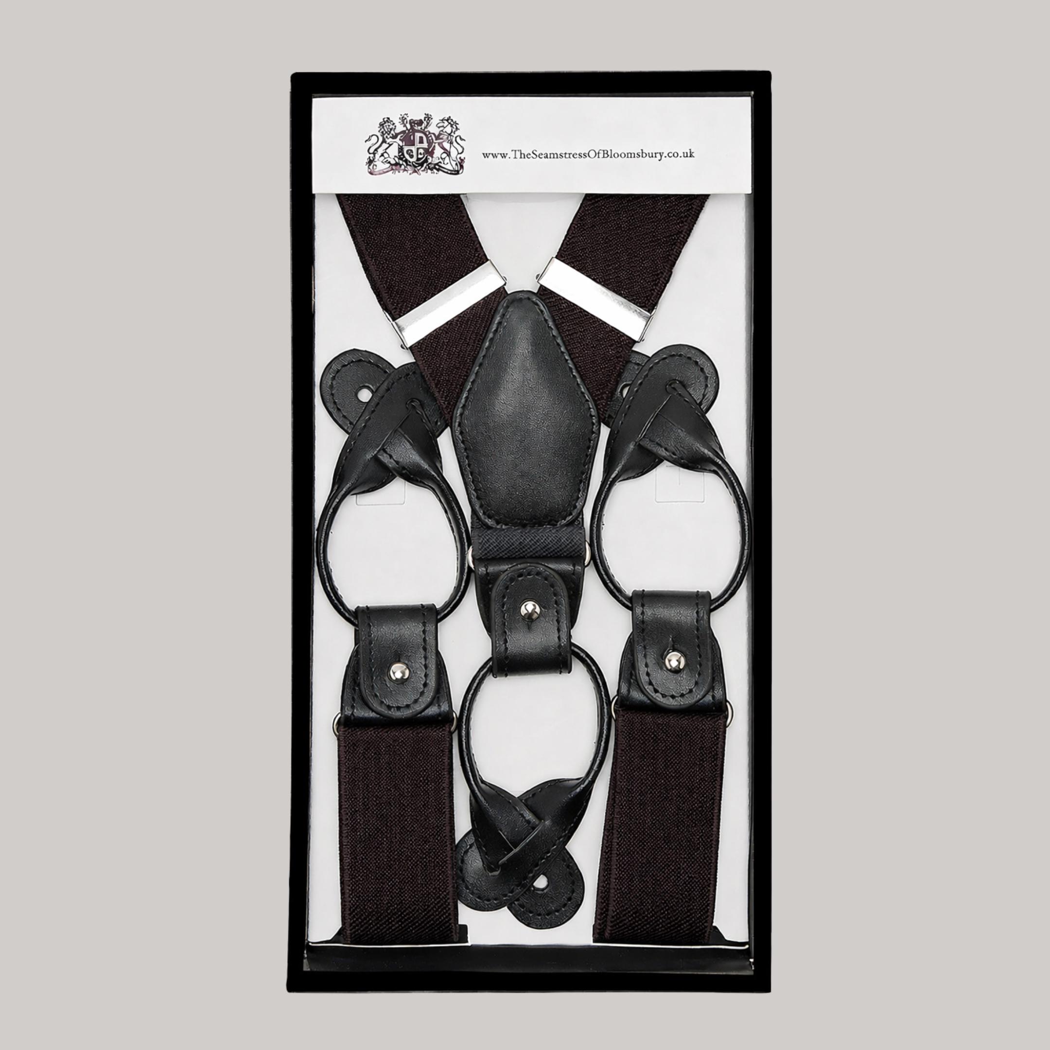 Men’s Vintage Style Button Braces | 1940s & 1950s Trouser Braces - Etsy