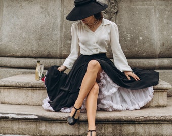 Weißer 1940er/50er Jahre Petticoat | Vintage 1940s Style Damen Accessoires | Die Näherin von Bloomsbury