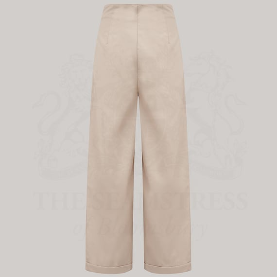 Tailored Audrey Trousers High Waisted 