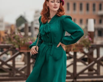 eva green dress in Hampton | Vintage 1940s Women's Style | the Seamstress of Bloomsbury casino royale eva green dress
