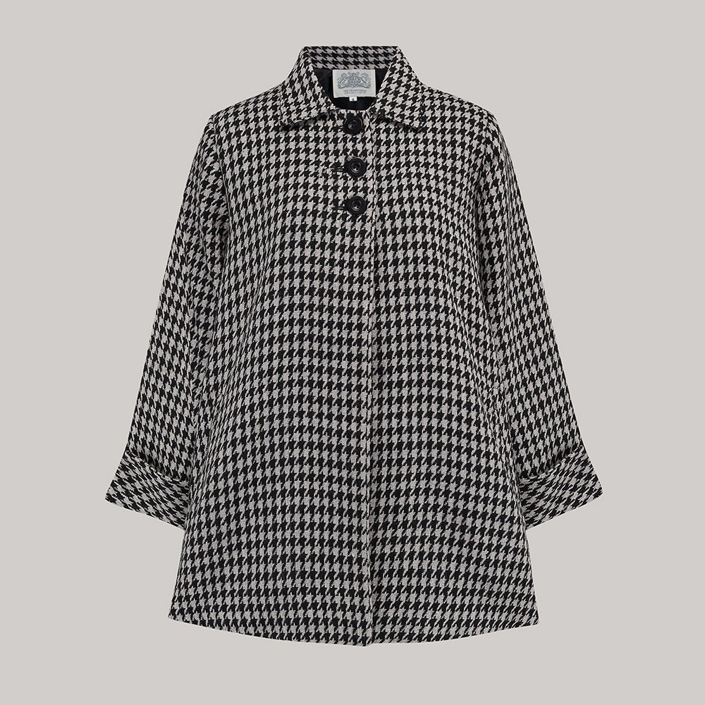 Swing Jacket in Houndstooth Check by the Seamstress of - Etsy 【在庫あり】 RIDDLE 456 HOODIE White Large パーカー