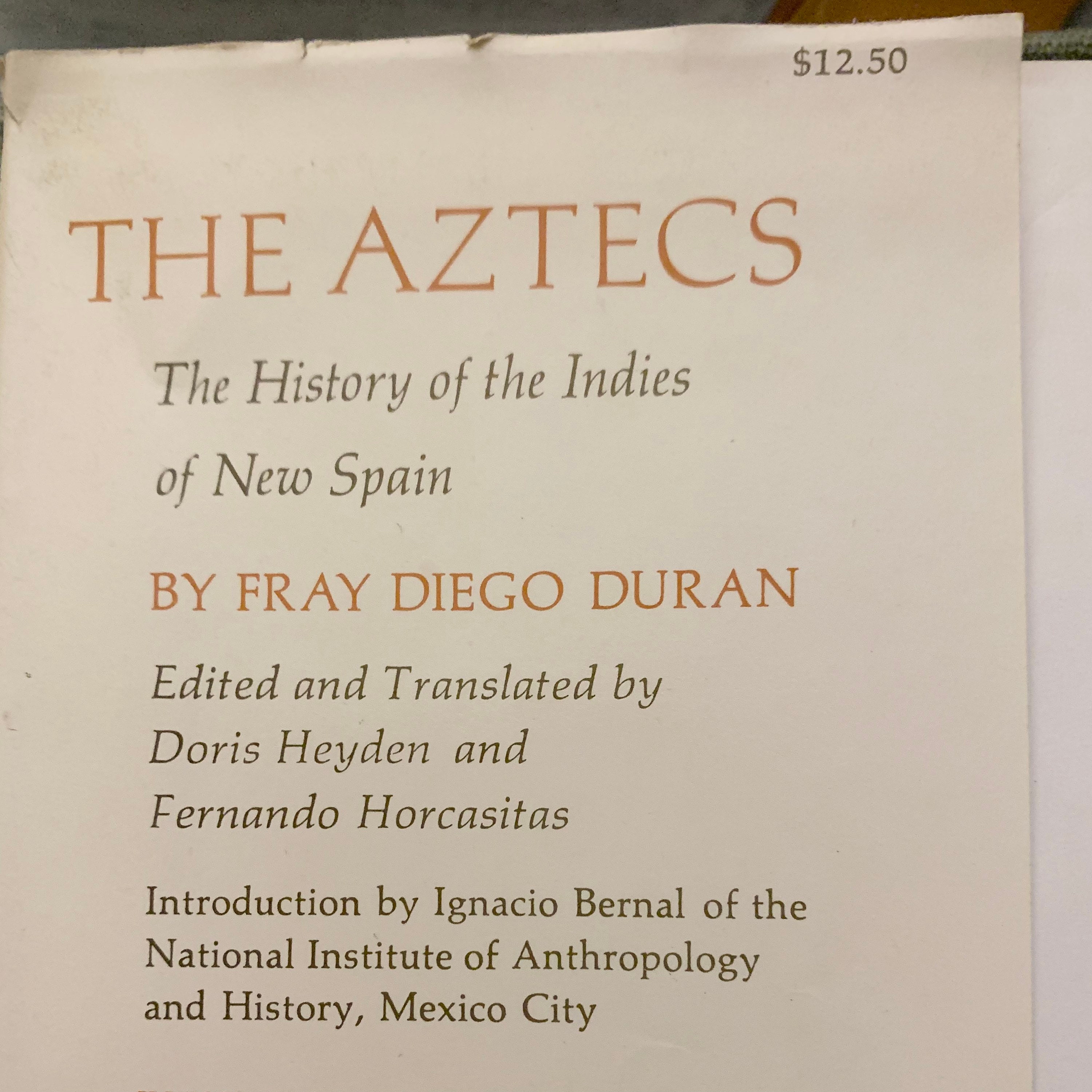 Textbook Excerpt Example Aztec The Aztecs, First Edition Book, Vintage - Etsy