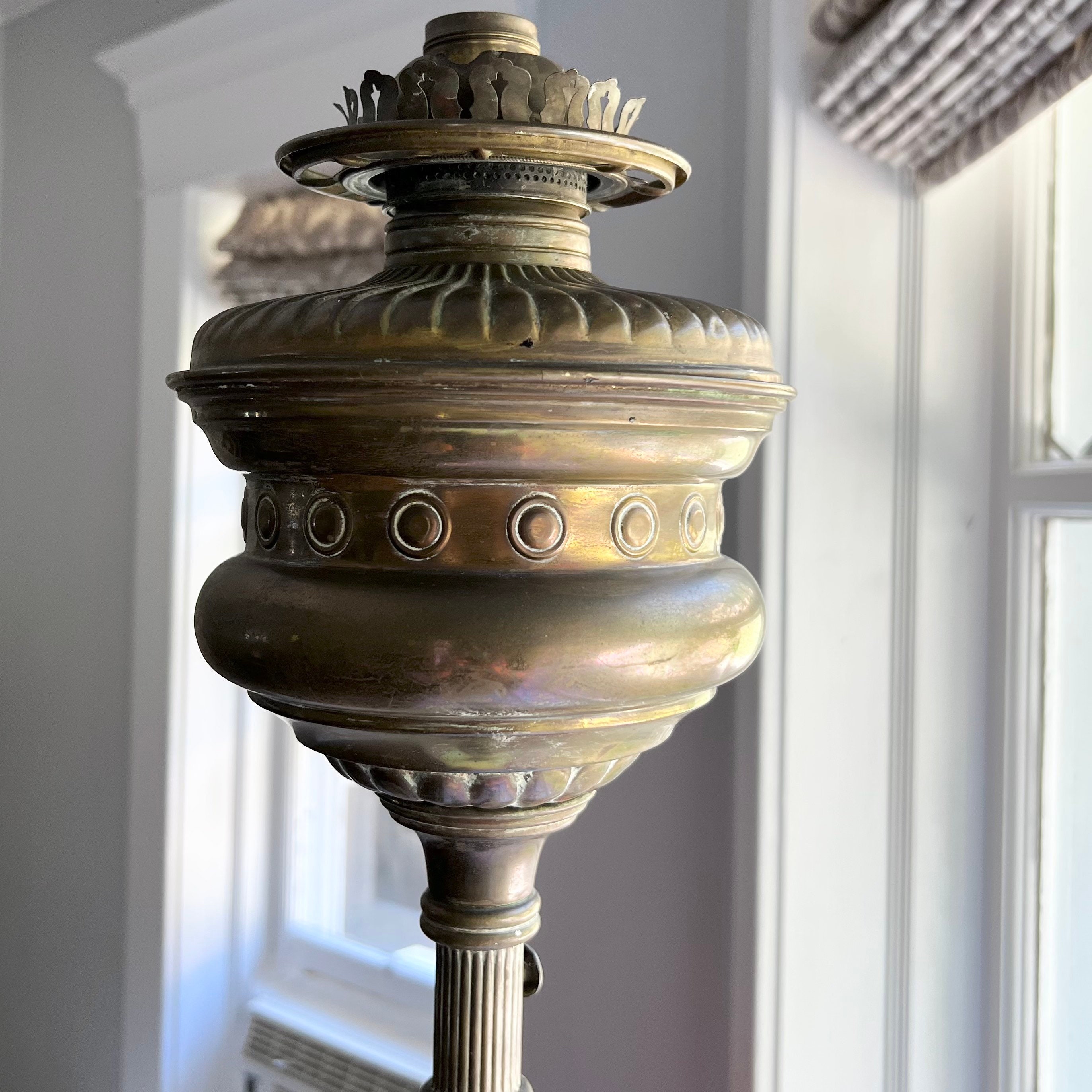 antique piano parlor floor lamp