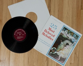 25 Most Beloved Melodies, 1969 Release, 33 RPM, FINE Condition