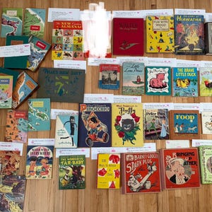 Antiquarian Book Lot of 35 Children’s Books, 1923 to 1962, RARE