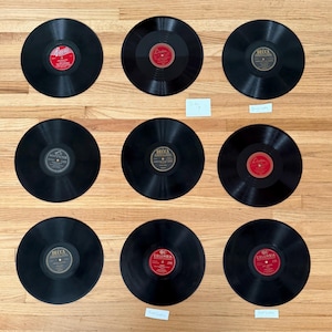 Vintage Sinatra, Crosby & More 78 rpm Shellac records x 10