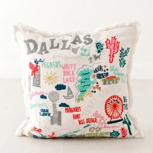 Dallas Favorites Pillow with Insert