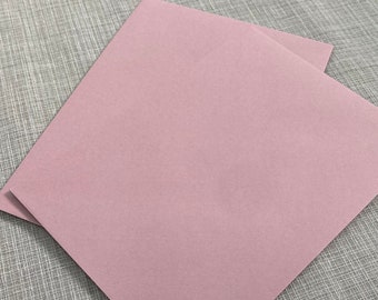 Vintage / Dusty Pink Envelopes C6 / 5"X7" Size | Luxury Wedding Invitation Envelope | Party Invite Envelope