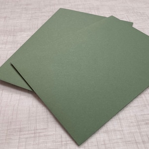 10 x enveloppes premium vert sauge / vert vintage / vert olive C6, 5X7 | Enveloppe de faire-part de mariage de luxe, réservez la date/enveloppe RSVP