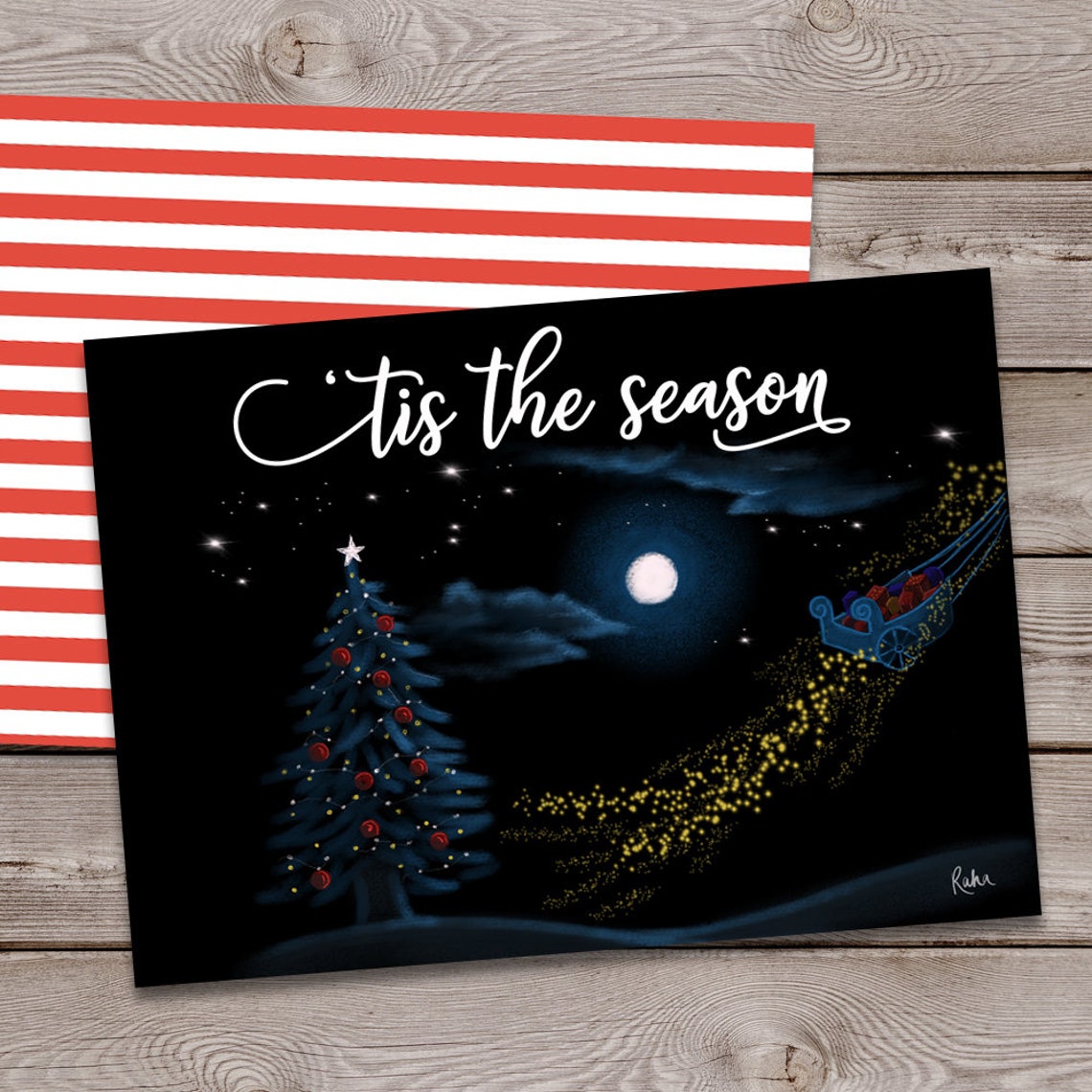 Holiday Card Printable Christmas Card Printable Holiday Etsy