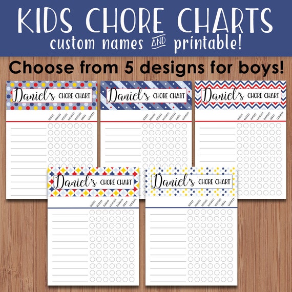 Personalized Chore Chart