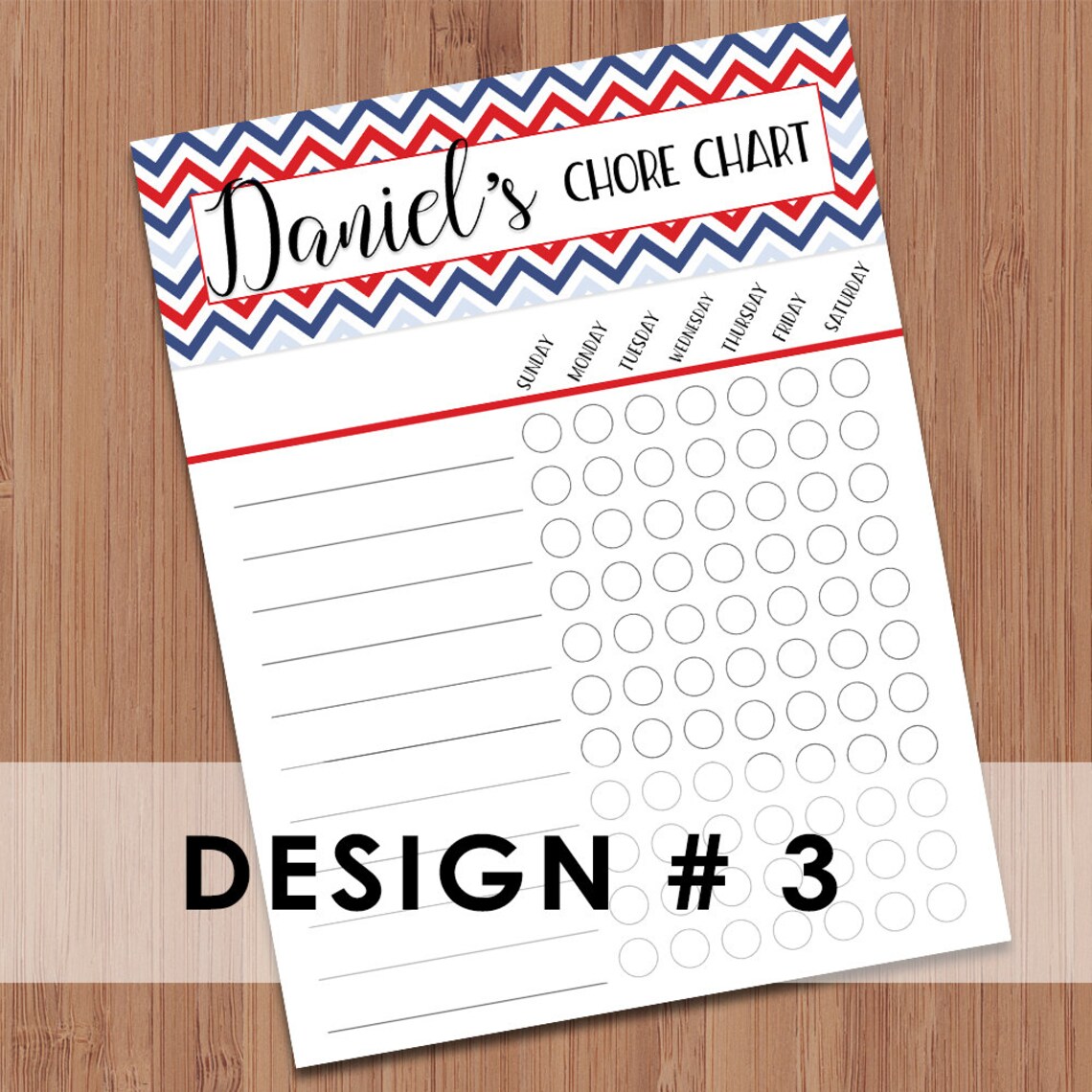 Personalized Chore Charts Kids Chore Charts Printable Chore - Etsy