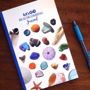 Beachcombing Journal and Bookmark -  Keep all your beach memories