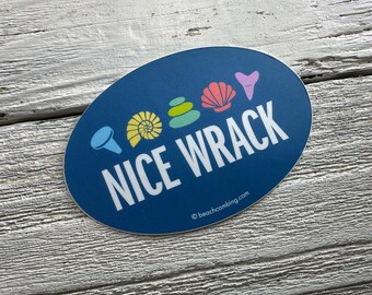 Nice Wrack Laptop, Flask, or Bumper Sticker