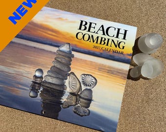 Beachcombing 2027 Wall Calendar - Sea Glass, Seashells, Beach rocks, and more!