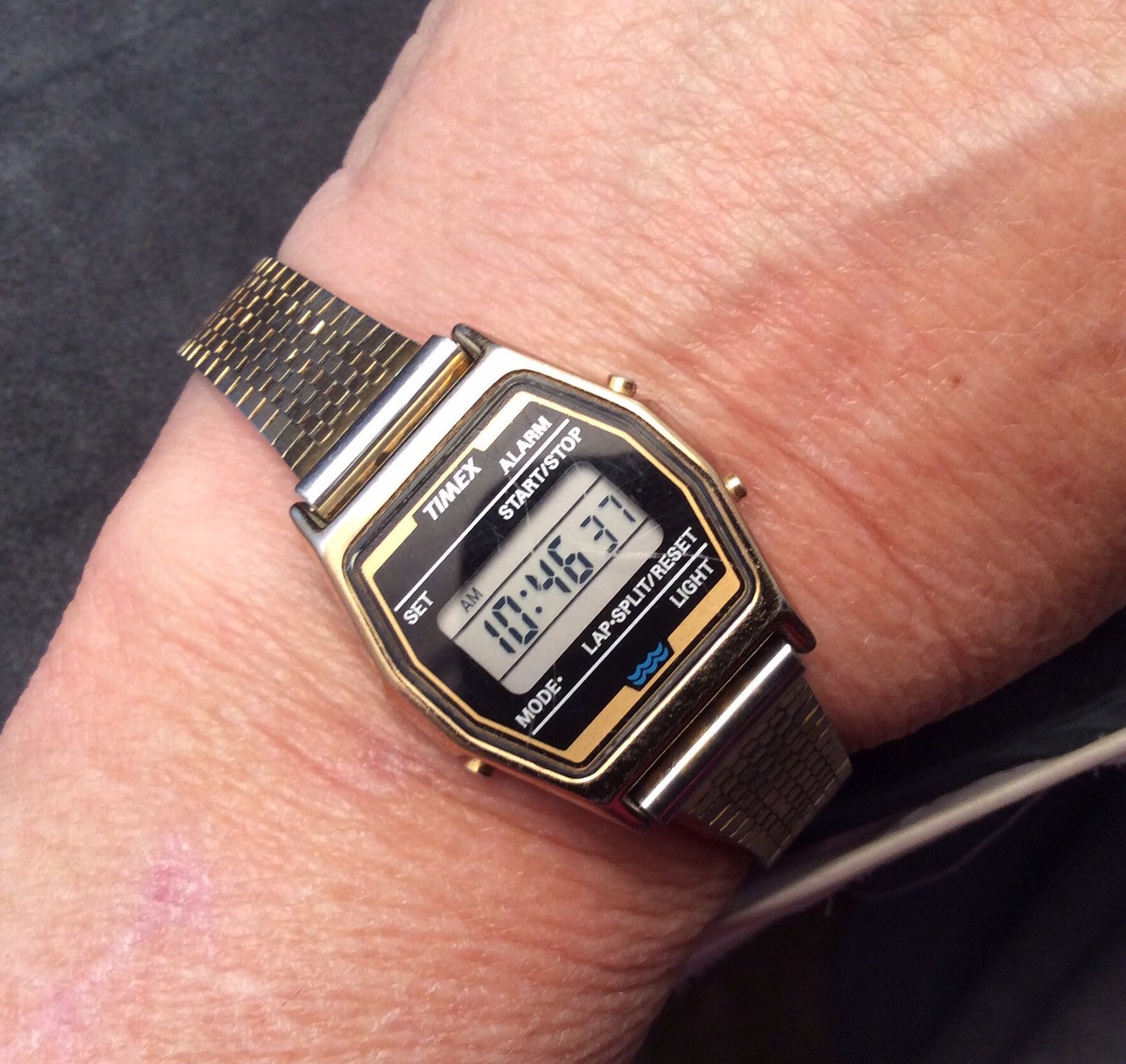 Vintage Timex K Cell Digital LCD Display Wrist Watch 1990s Etsy