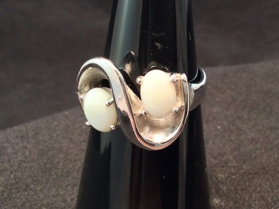 Vintage Sterling Silver Uncas Manufacturing Co White Onyx Etsy