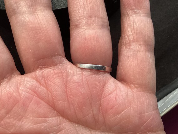 Pretty Sterling Silver Statement Ring Signed CW w… - image 7