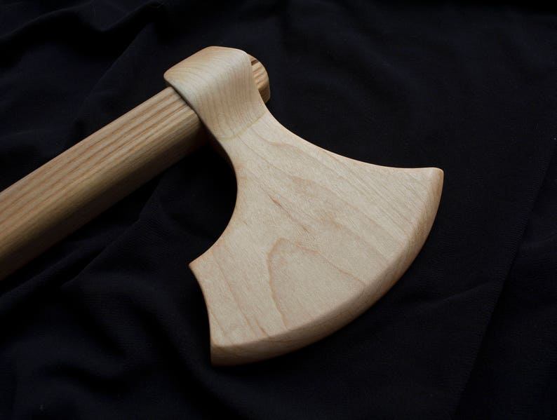 Viking Bearded Axe Handmade Wooden Axe - Etsy