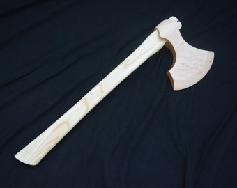 Viking Bearded Axe - Handmade Wooden Axe