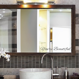 You&#39;re Beautiful Vinyl Decal Sticker