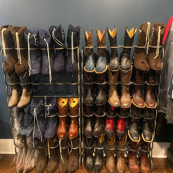 100% Used Horseshoe Boot Rack Shoe Organizer