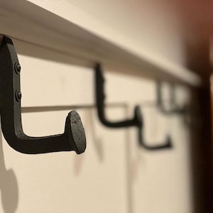 Hand Forged Railroad Spike Coat Hook: Rustic Wall Decor