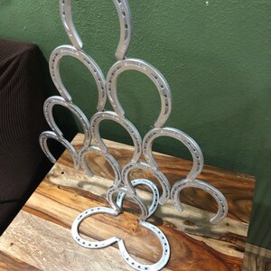 Horseshoe Christmas Tree, FREE FED EX Horseshoe Table Topper, christmas tree table topper image 3