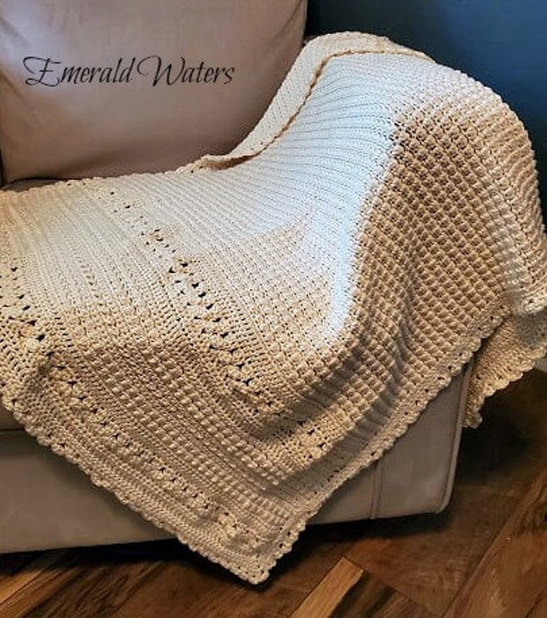 Baby Blanket, Crochet pattern, Crochet Baby Blanket, Baby Blanket Pattern, Crochet Pattern, Heirloom Baby Blanket, Baby Shower Gift image 1