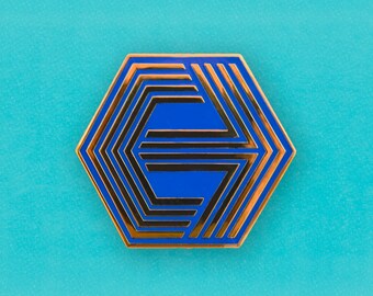 Cannon Films Logo Enamel Pin - Retro VHS lapel pin