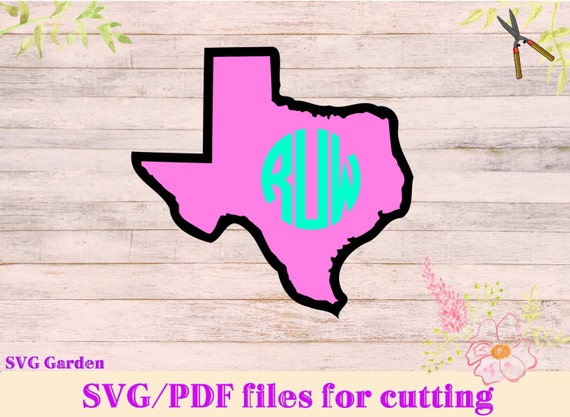 Download Texas Svg File Texas Monogram Svg Frame For Cricut And Etsy