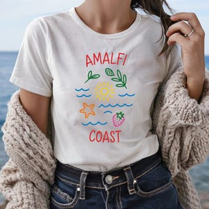 Mediterranean Summer PNG | Amalfi Coast PNG | Italian Coastal Clipart