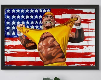 ハルク・ホーガン直筆サイン入り 16x20 WWE レスリング写真 BECKETT
