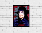 Undertaker - 12" x 16" Original Oil painting on masonite board - FRAME INCLUDED