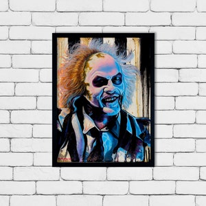 Beetlejuice - LIMITED 12&quot; x 16&quot;  High Quality Artist Edition Giclée Print
