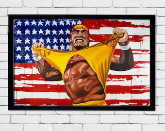 Real American - 24" x 36" High Quality Giclée Artist Edition Giclee  Print