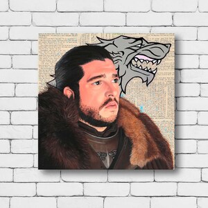 The Wolf - 12&quot; x 12&quot; Original Oil Painting